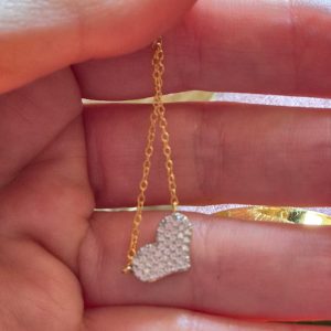 Cuore Brillante con Zirconi