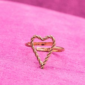 Cuore Intrecciato Slim Rosé