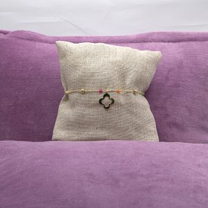 Bracciale fiore pendente