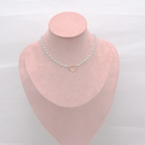 Collana cuore vuoto dorato