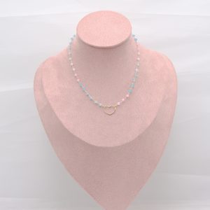 Collana cuore vuoto dorato CCL0033010099