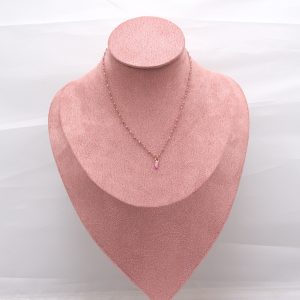 CCL0059010022_ Chic & Spice - peperoncino rosa_Colana con pietrine sferiche trasparenti