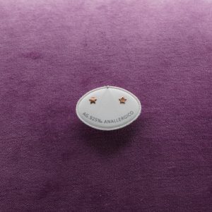 COR0029030_Orecchini a lobo a forma di stella in argento 925 dorato
