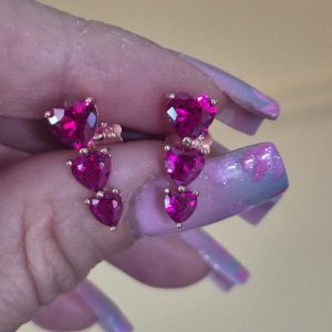 Cuoricini Luminosi Fucsia