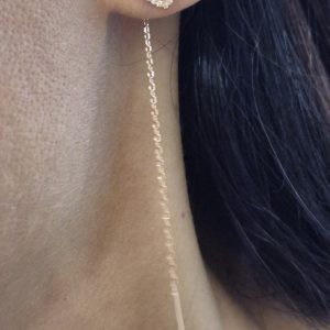 Cuore con Pendente Oro Rosa