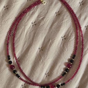 Collana Candy Bordeaux