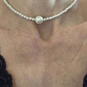 Collana Perla Solitaria