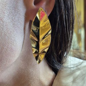 Orecchini Foglia D'oro
